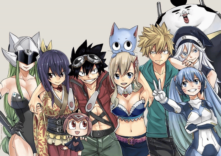 Cuánto miden los personajes de Fairy Tail