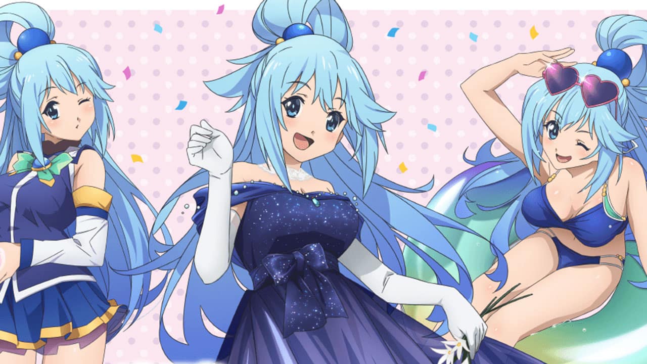 Aqua es el personaje más popular de Konosuba