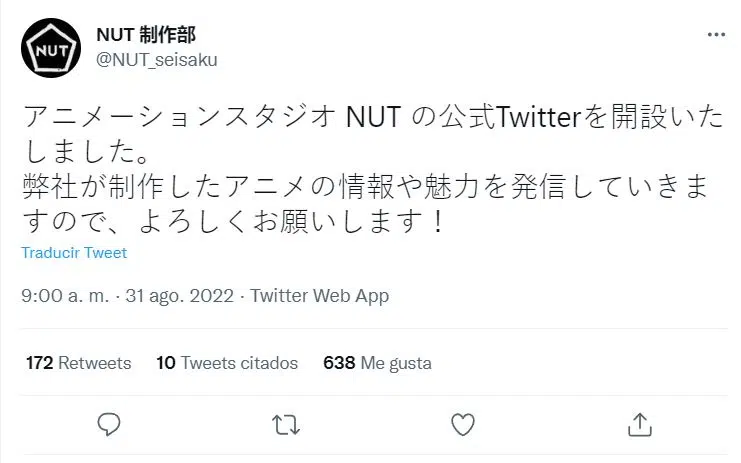 Studio NUT estudio anime Youjo Senki lanza una cuenta oficial