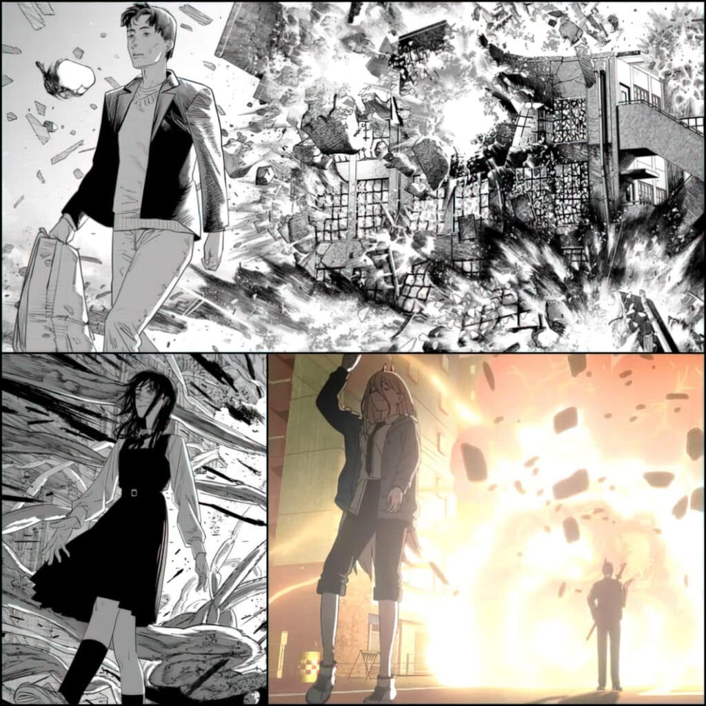 Chainsaw Man – Estas son todas las referencias al cine de su opening 17 Chainsaw Man – Goodbye Eri ind