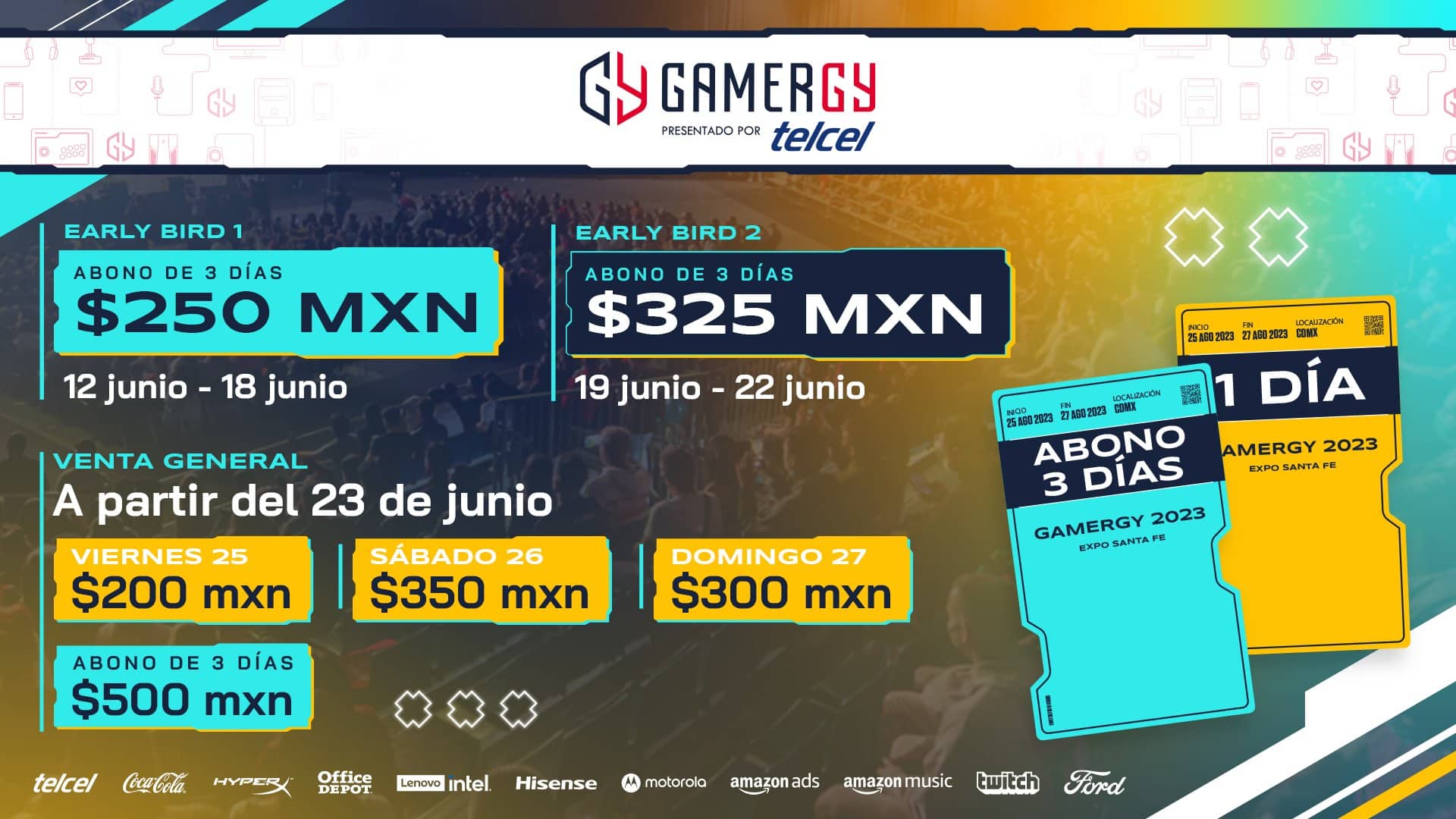 Gamergy Mexico 2023 Costo