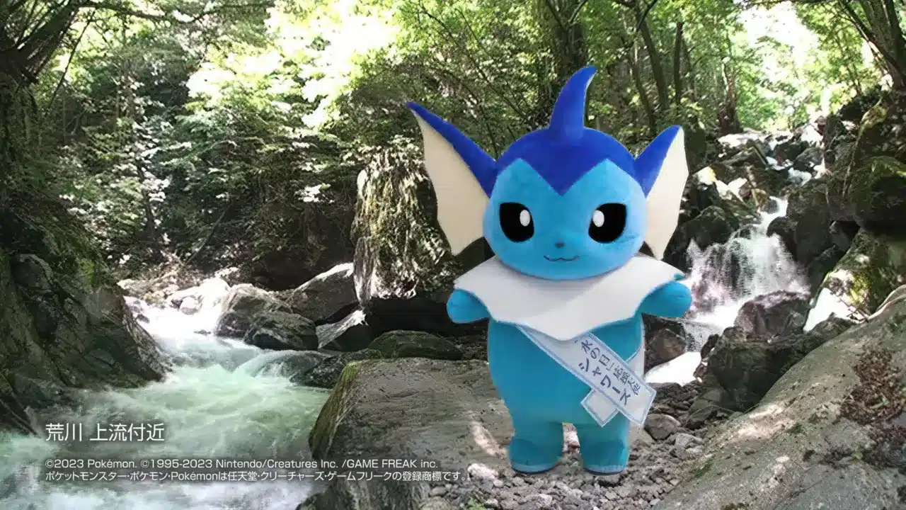 Vaporeon El Pokemon Embajador Del Dia Del Agua En Japon 2 Ind