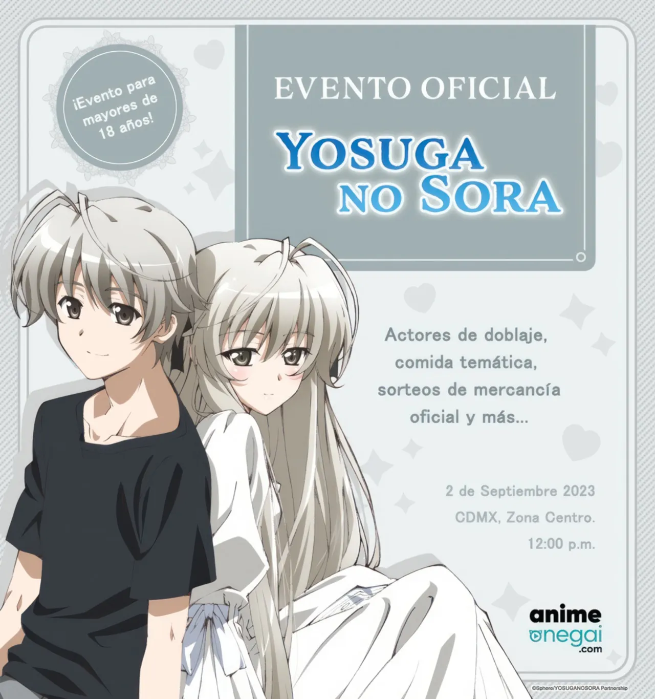 Yosuga No Sora Evento Oficial Anime Onegai 1 Ind