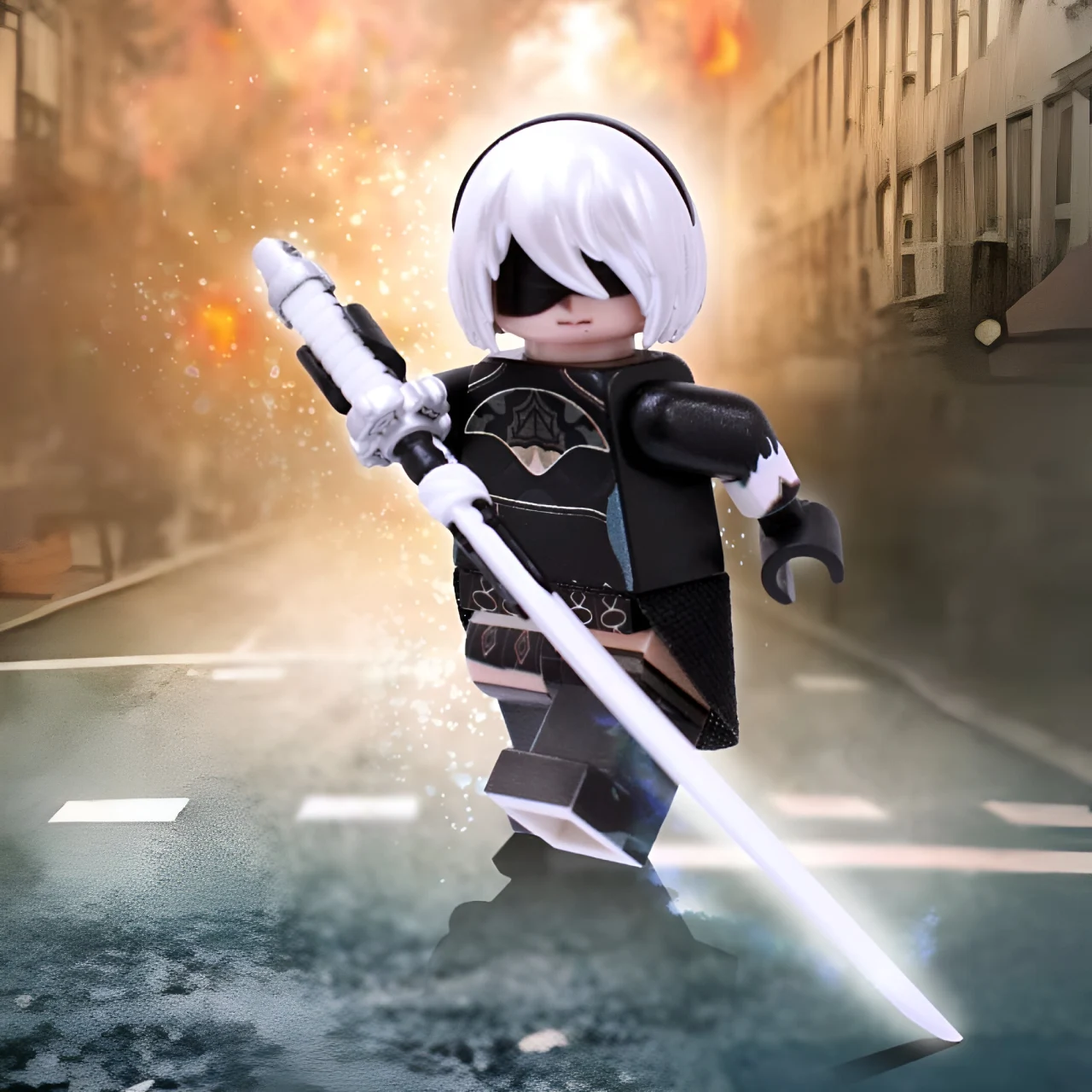 2B Nier: Automata Lego